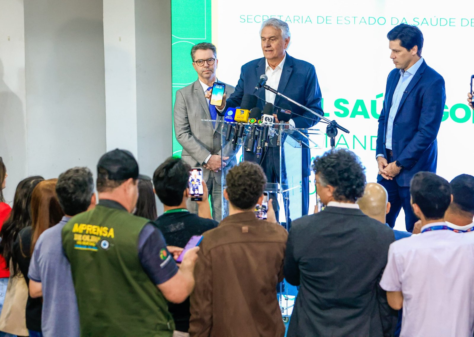 Caiado lança Canal Saúde, ferramenta para comunicação direta com a população