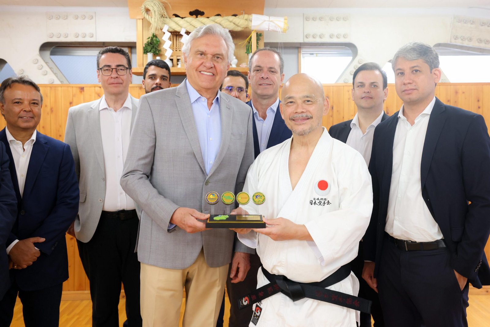 Missão Japão: Caiado reforça parceria com maior associação de karatê do mundo para inclusão social por meio do esporte