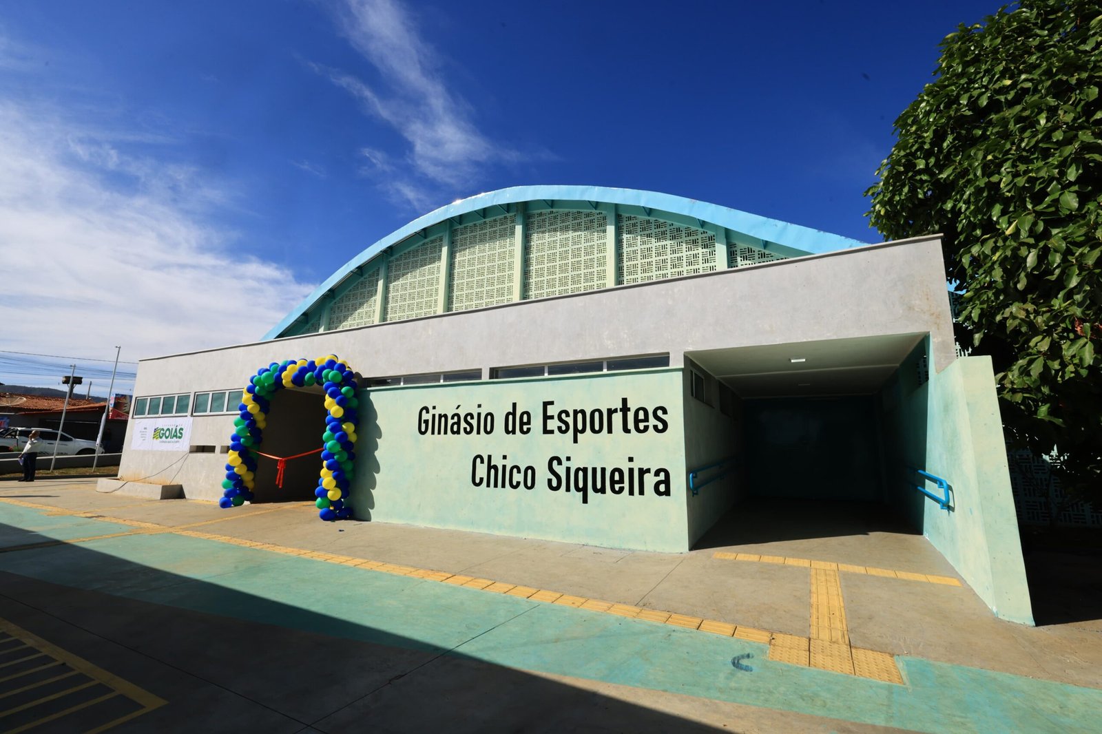 Daniel Vilela entrega reforma do ginásio de esportes de Taquaral