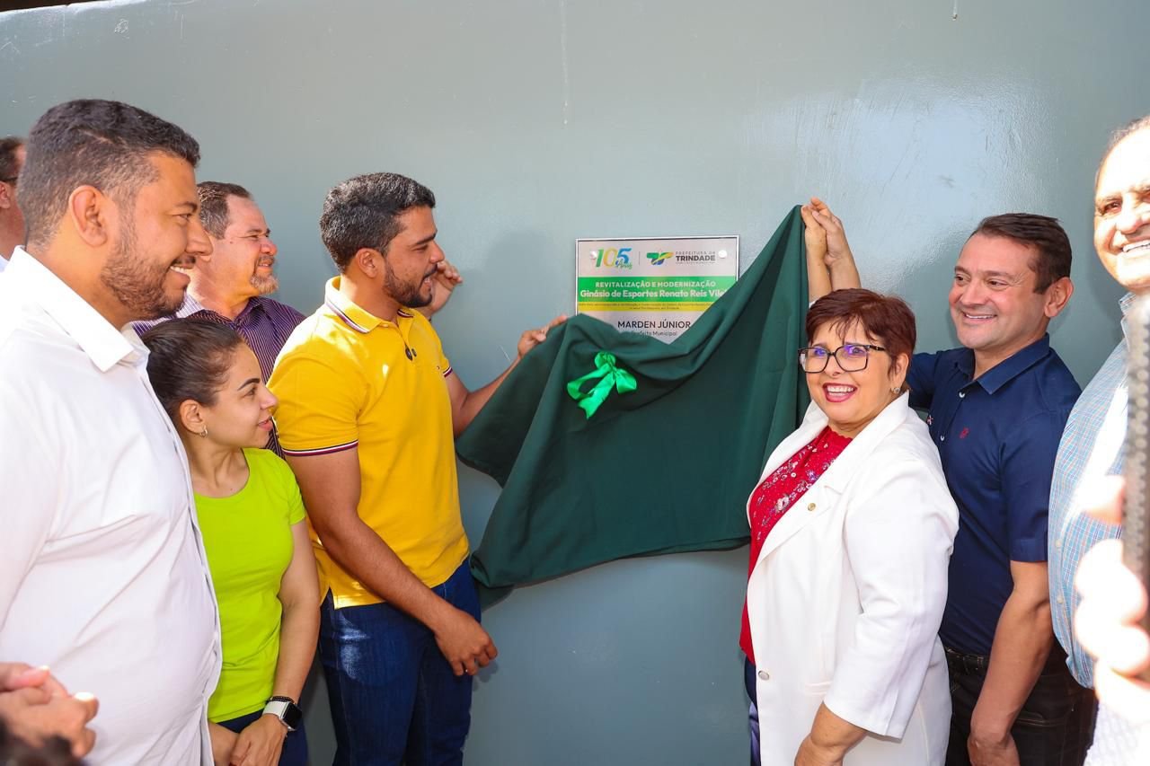 Prefeitura entrega reforma do Ginásio Renato Reis Vilela da Silva e fortalece atividades esportivas em Trindade