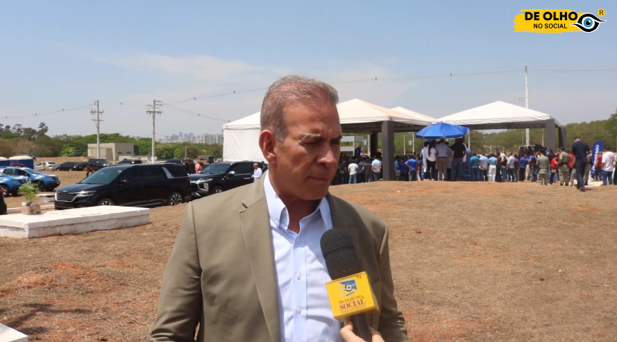 FESTA SÃO GERALDO MAGELA , CAIADO ENTREGA ETAPA DE TRATAMENTO DE ESGOTO DE GOIÂNIA