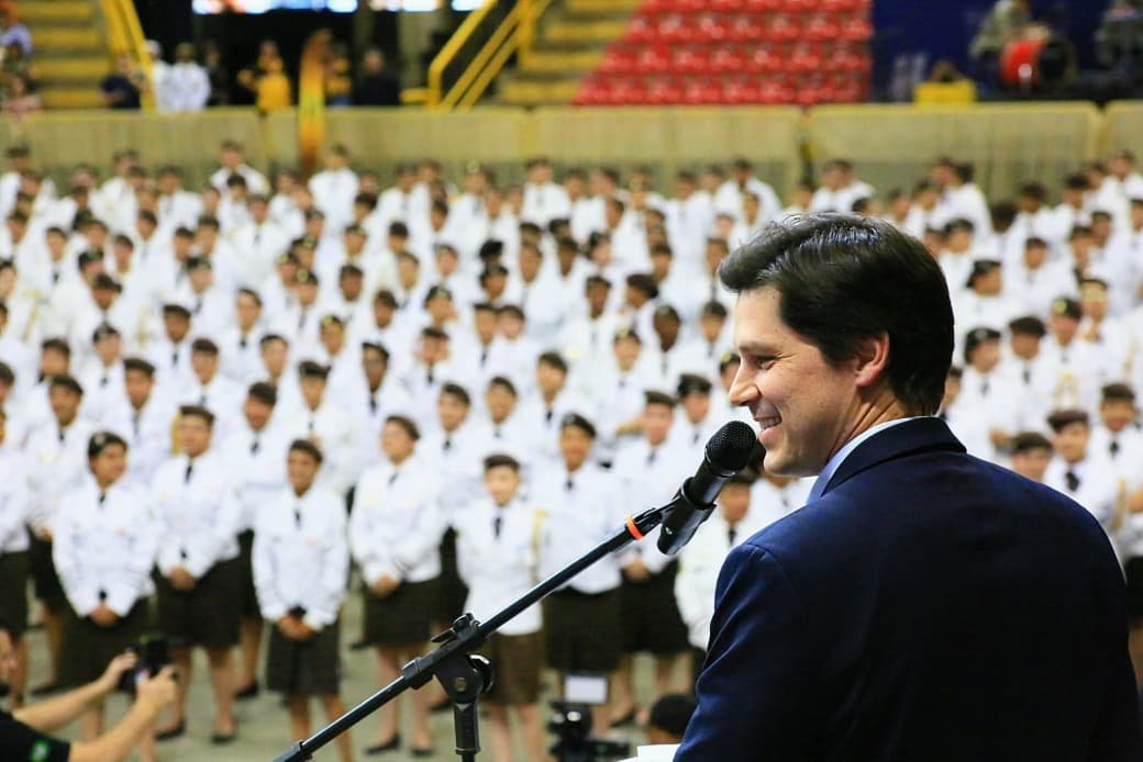 Daniel Vilela destaca papel dos colégios militares durante formatura de alunos do Ensino Médio