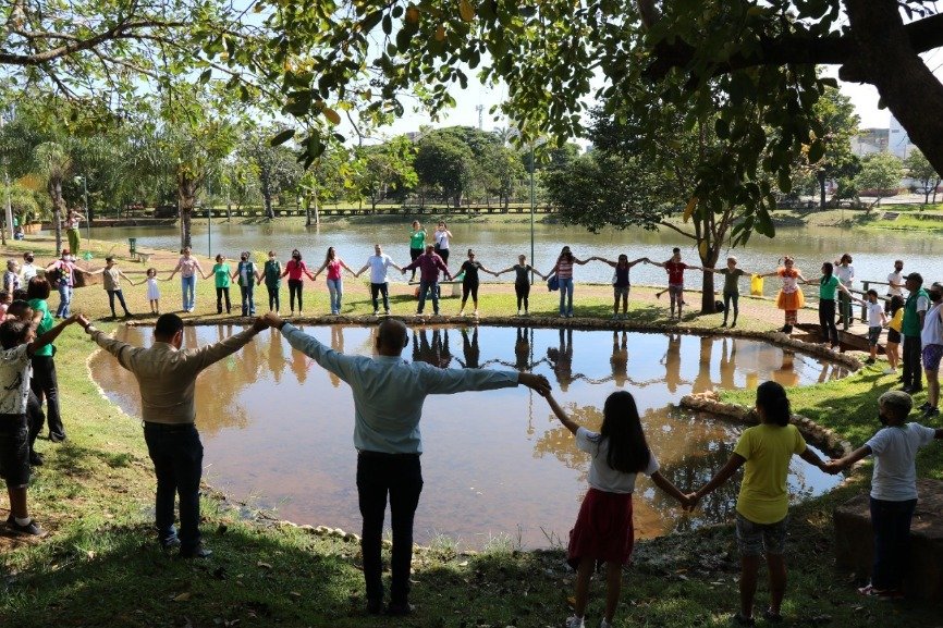 Semana do Meio Ambiente: estudantes participam de ações educativas em parque de Goiânia