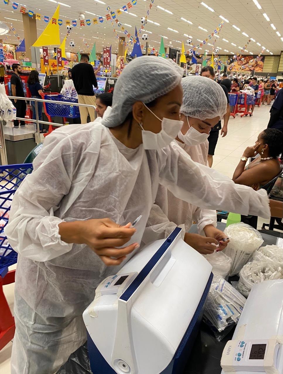 Aparecida terá Vale Night da Proteção até 29 de julho com vacinação noturna em supermercados