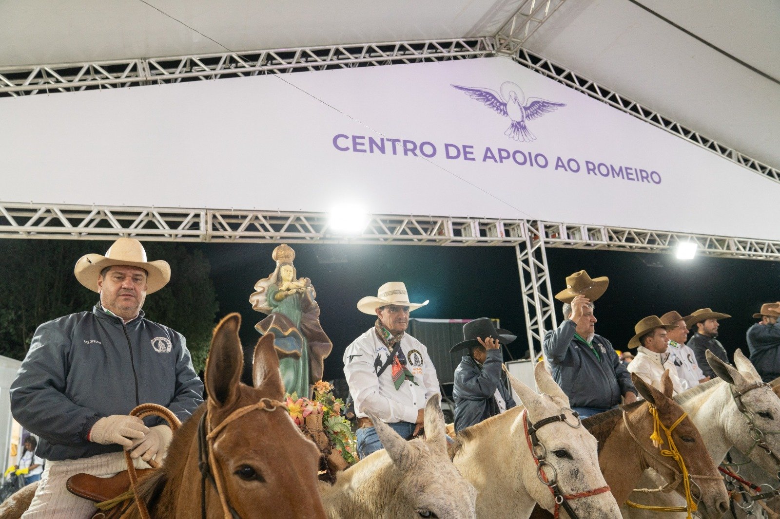 Centro de Apoio de Muquém é aberto aos romeiros em Niquelândia