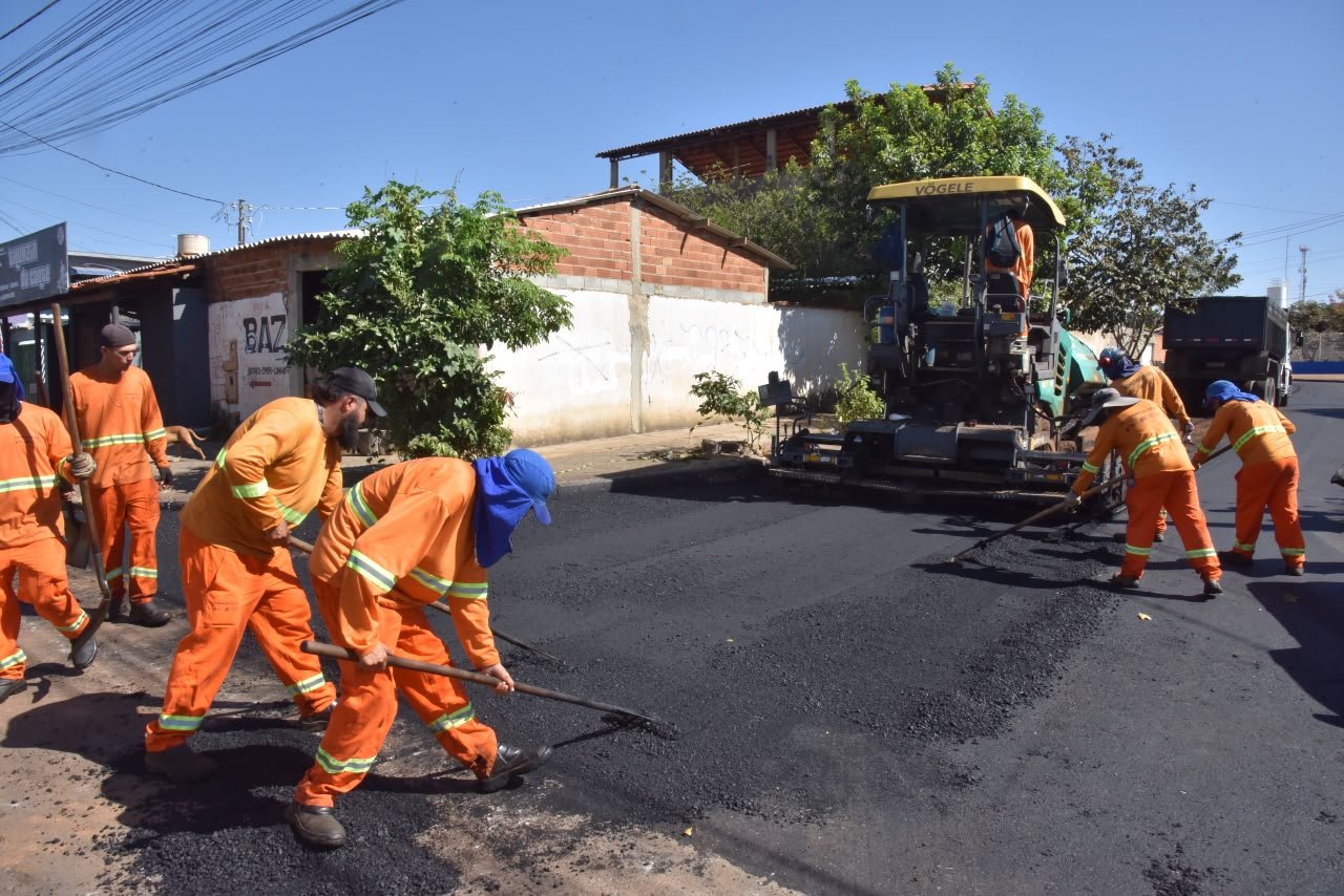 Prefeitura de Aparecida divulga cronograma de recapeamento para a semana de 7 a 13 de setembro